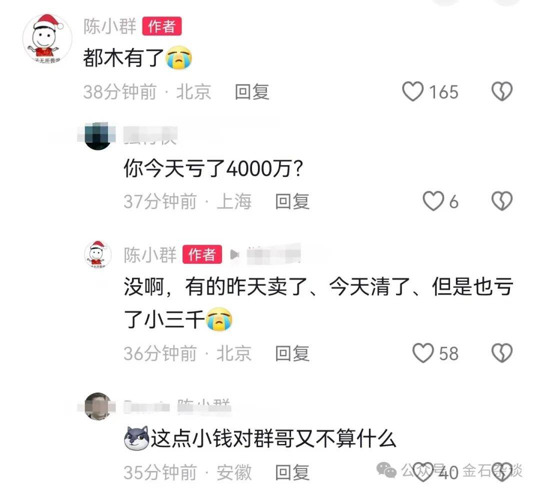 机构举报游资致A股大跌？三大原因揭秘！陈小群2天亏了3000万...